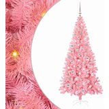 vidaXL Božično drevo med 300 LED z stojalom Roza 210 cm PVC | Shoptok.si
