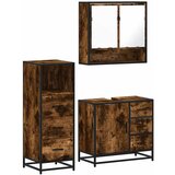 vidaXL 3-dijelni set kupaonskog namještaja boja hrasta drveni | shoptok.hr