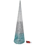 Shiny cone, jelka, svetlucava, tirkizna, LED, 60cm ( 760019 ) cene