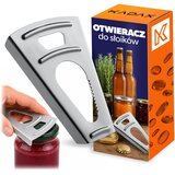 KADAX odpirač za kozarce, steklenice, pokrovčke, zamaške, univerzalni ročni 2 v 1, (5000355447) Cene