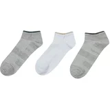 Polaris Men's Melange 3 Pcs Ptk-m 3fx Gray Multicolored Socks.