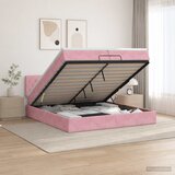  Krevet od pjene s madracem i LED-om Ružičasta 200 x 200 cm | shoptok.hr