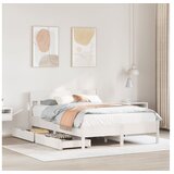 vidaXL Okvir kreveta bez madraca bijeli 150x200 cm od masivne borovine | shoptok.hr