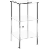 Boxxx regal 39/77/39 cm barve kroma | Shoptok.si