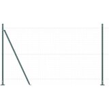  Ograjni Stebri Komplet 104 Zelena Praškasto prevlečeno jeklo | Shoptok.si