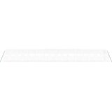  Staklenik s čeličnim okvirom bijeli 64 m² 16 x 4 x 2 m | shoptok.hr