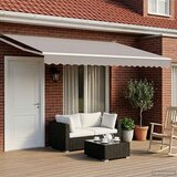  Električni sklopivi okvir tende Bijeli 4 x 2 m Aluminij | shoptok.hr