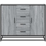  Komoda siva sonoma 92x35x76 cm inženirski les, (5000218074) | Shoptok.si