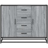  Komoda Siva Sonoma 92x35x76 cm Konstruirano drvo | shoptok.hr