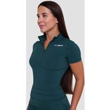 GymBeam ženska majica Ignite Cropped Dark Green 92191