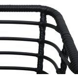  3-dijelni bistro set od poliratana crni | Eponuda.com