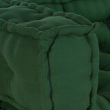  Jastučić za paletni kauč 3 pcs Zelena 120 x 80 x 38 cm Tkanina | shoptok.hr