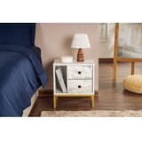 Hanah home noćni stočić glimmer fressia marble gold