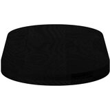 vidaXL Mizna plošča temno rjava 80x40x4 cm trdna hrastovina ovalna | Shoptok.si