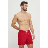 Hollister Co. Kopalne kratke hlače rdeča barva