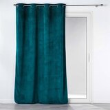Douceur d intérieur Modra zavesa iz rebrastega žameta 140x260 cm Casual – Cene