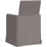 vidaXL Jedilni stoli 2 pcs Taupe 57 x 67 x 95 cm blago | Shoptok.si