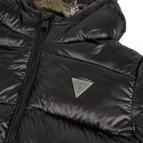 Guess POLYESTER HOODED LS PUFFER JACKET Crna | shoptok.hr