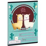 Ars Una 32-listni zvezek s črtastimi listi 21-32 A5 Best Friends Lama | Shoptok.si