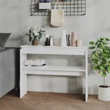  Konzolni stol bijeli 102 x 30 x 80 cm od konstruiranog drva | Shoptok.si