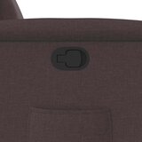  Naslonjač od tkanine tamnosmeđi | shoptok.hr