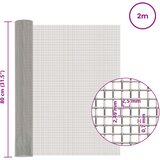 Mrežna tkanina 80 x 200 cm 8 Mesh Nehrđajući čelik 201 Srebrna | shoptok.hr