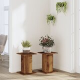  Stalci za biljke 2 kom boja staro drvo 30x30x40 cm drveni | shoptok.hr