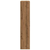 vidaXL Pregrada s knjižno omaro 4-nad. artisan hrast 143,5x29x143,5 cm | Shoptok.si
