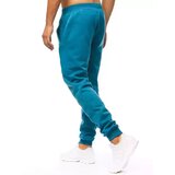 DStreet Spodnie męskie dresowe turkusowe | Shoptok.si