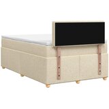  Boxspring krevet s madracem Krem 120 x 190 cm Tkanina | shoptok.hr