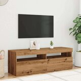 vidaXL TV ormarić LED boja hrasta 120x35x40 cm konstruirano drvo | shoptok.hr