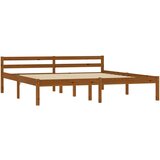 Maison Chic Posteljni okvir - Dvoposteljna postelja - Zakonska postelja medeno rjav iz trdne borovine 180x200 cm-J5234, (21773314) | Shoptok.si
