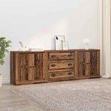  Komode 3 pcs Staro drvo 210 x 35,5 x 67,5 cm Konstruirano drvo | shoptok.hr