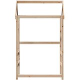 vidaXL Krov za dječji krevet 98x70x176,5 cm od masivne borovine | shoptok.hr
