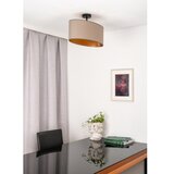  duolla - prislonjeni luster oval vegan 1xE27/15W/230V bež | Eponuda.com