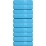 vidaXL Ručnici za kupanje 10 kom tirkizni 100x150 cm 360gsm 100% pamuk | shoptok.hr