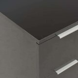 vidaXL Komoda visoki sjaj crna 60 x 35 x 80 cm od iverice | shoptok.hr