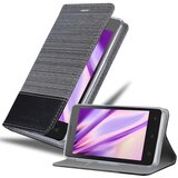 Cadorabo Case, združljiv z Lenovo v sivi črni barvi - zaščitni pokrov z magnetnim zapiranjem, stoječo funkcijo in režo za kartico, (20570151) | Shoptok.si