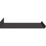  Polica na zidu s policom Zidne 4 pcs Crna 40 x 18 x 2 5 cm - Crna 40 x 18 cm 4 | shoptok.hr