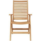  Vrtni set za objed 5 kom. Smeđa Čvrsto teak drvo | shoptok.hr