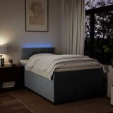  Krevet s oprugama i madrac svjetlosivi 120 x 200cm od tkanine | shoptok.hr