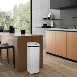 MID.YOU Koš Za Smeti Clean V, 50 L, Bela, S Senzorjem | Shoptok.si