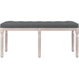  Klupa tamnosiva 110x40x49 cm od tkanine | shoptok.hr
