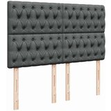 vidaXL Otomanski okvir kreveta s madraca tamnosivi 140x200cm tkanine | shoptok.hr