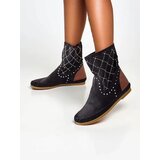 Resti Women's ankle boots with low wedge and studs Indian Style | ePonuda.com