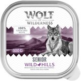 Wolf of Wilderness Senior - Duo-Protein receptura 6 / 24 x 300 g zdjelice - 6 x 300 g: Wild Hills - pačetina i teletina | shoptok.hr