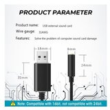  USB audio kabl 2 u 1 USB na 3.5mm AA-K021 ( 11-485 ) | ePonuda.com