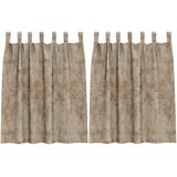  Baršunaste zavjese 2 kom. Šampanjca 140 x 140 cm Baršun | shoptok.hr