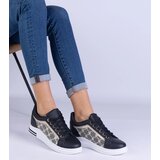 Gemre Black women's sneakers with hidden wedge Rondario | Shoptok.si