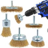 Geko Set 5 žičnih krtač za vijačnike 6mm, (21336539) | Shoptok.si